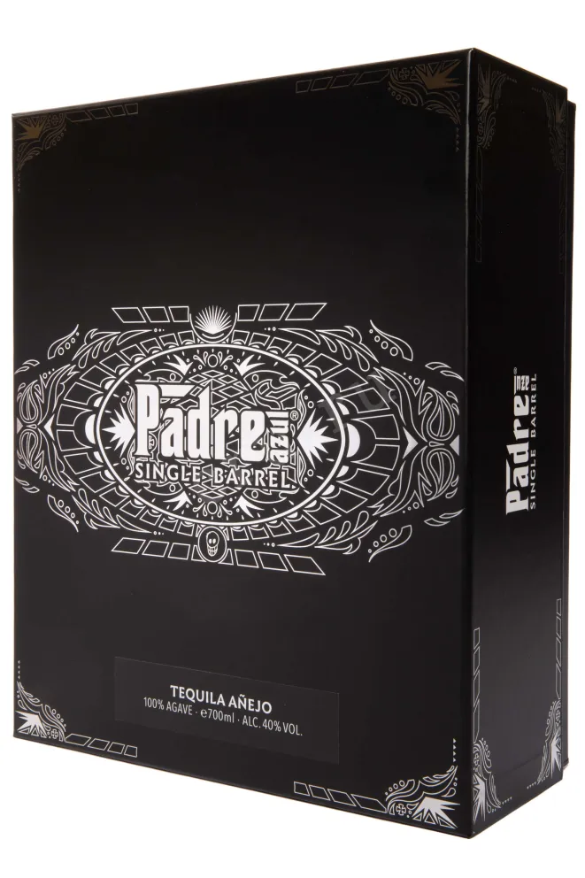 Подарочная коробка Padre Azul Single Barrel Anjeo in gift box with 2 glasses 0.7 л