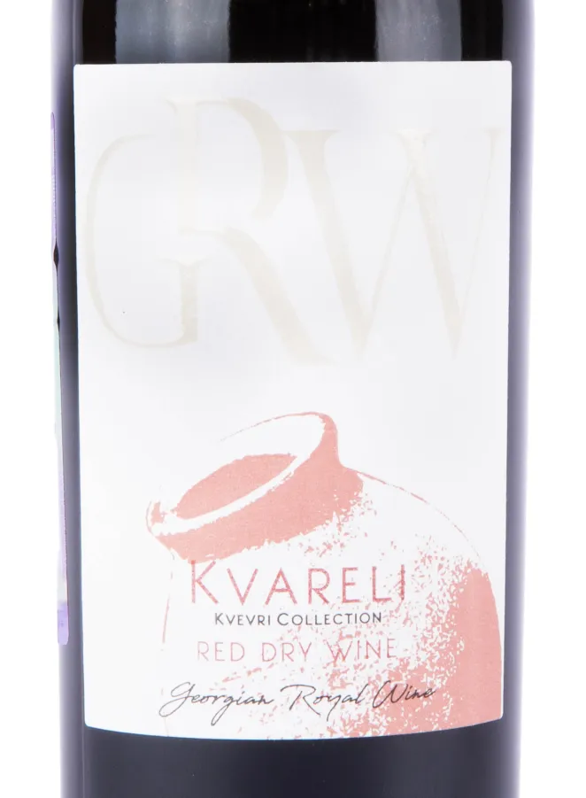 Этикетка вина Кварели Серия Квеври ГРВ 0.75