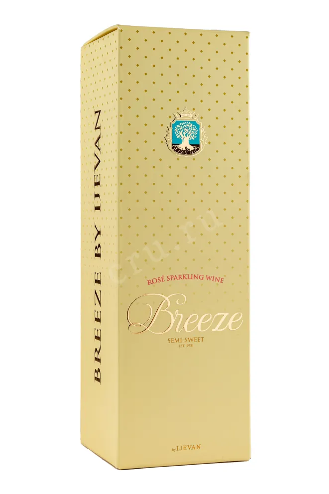 Игристое вино Ijevan Breeze Rose Semi-Sweet in gift box 2024 0.75 л
