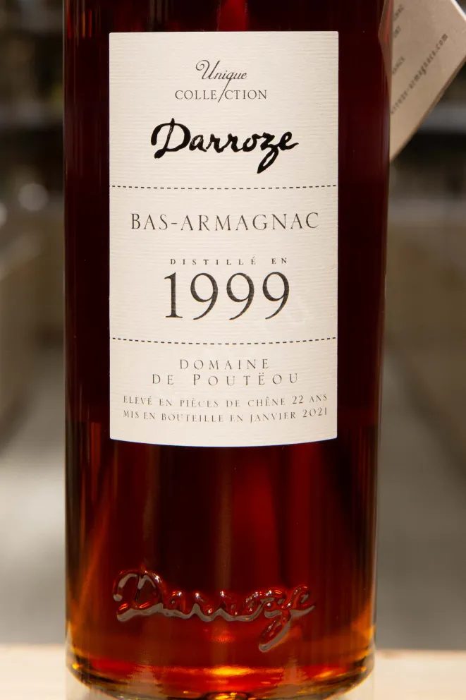 Этикетка Darroze 1999 0.7 л