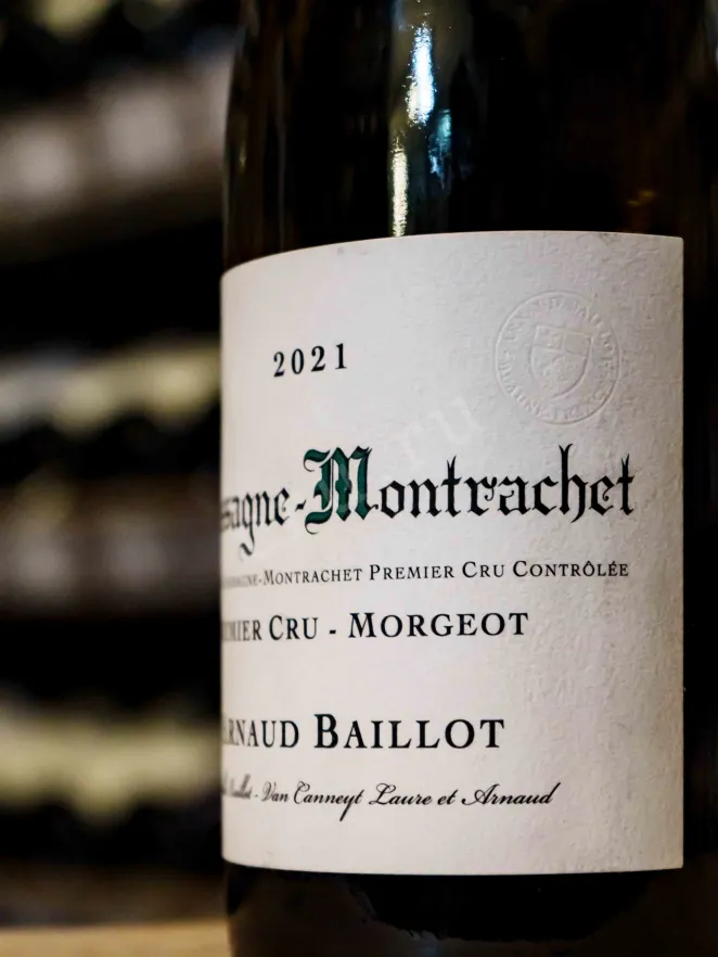 В магазине Крю Профи Arnaud Baillot Chassagne-Montrachet Morgeot Premier Cru 2021 0.75 л