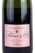 Этикетка Champagne Palmer & Co Rosé Solera gift box 0.75 л