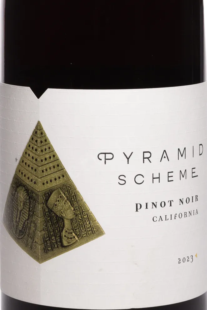 Этикетка Pyramid Scheme California Pinot Noir 2023 0.75 л