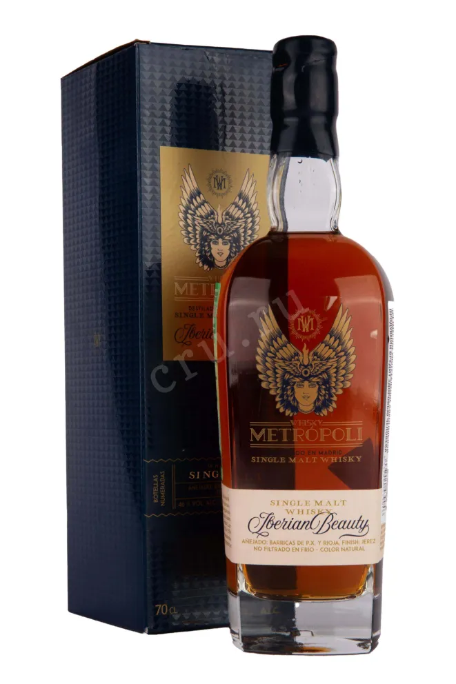 Виски Metropoli Iberian Beauty Single Malt in gift box  0.7 л