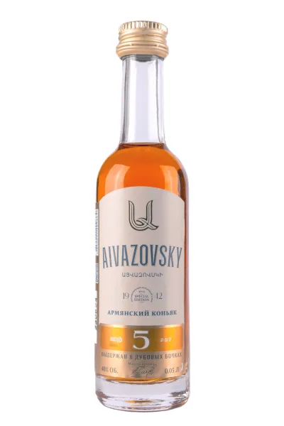 Коньяк Айвазовский 5 лет  0.05 л