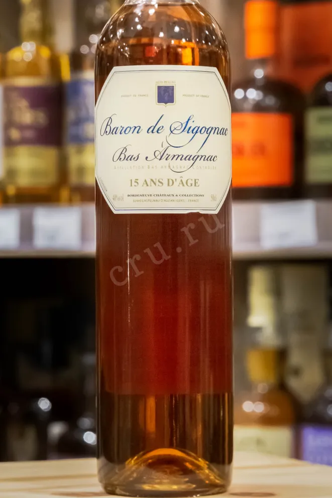 В магазине Крю Профи Baron de Sigognac 15 ans d'age 0.5 л