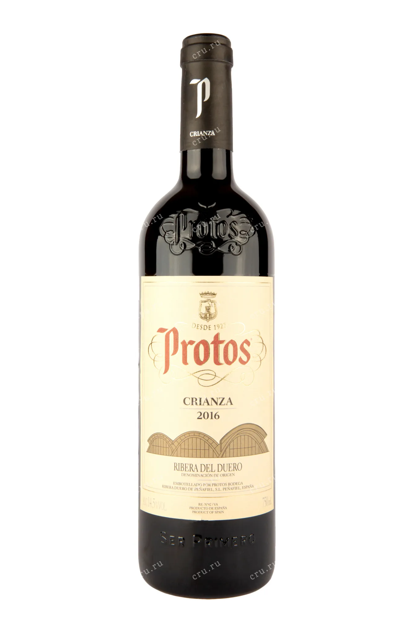 Фото — Вино Protos Crianza Ribera del Duero 2017 0.75 л
