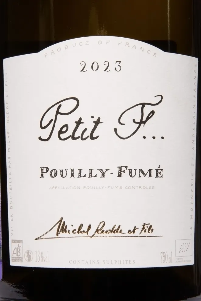 Этикетка Michel Redde es Fils Petit F Pouilly Fume AOC 2023 0.75 л