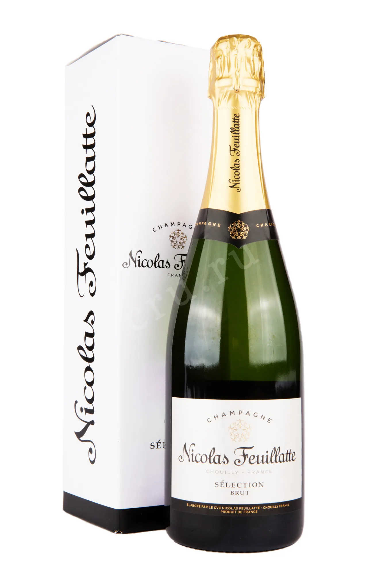 Фото — Шампанское Nicolas Feuillatte Selection Brut gift box  0.75 л