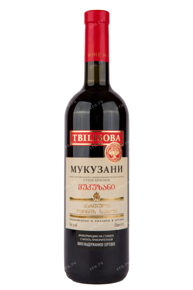 Вино Tbilisoba Mukuzani 2019 0.75 л
