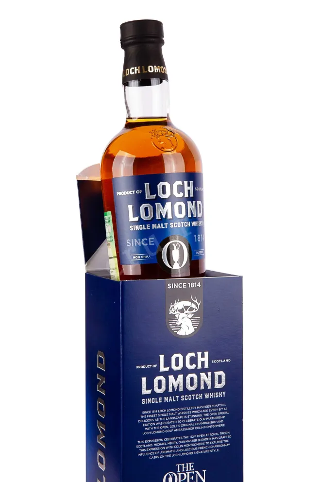 В подарочной коробке Loch Lomond Open Special Edition 152 Royal Troon Chardonnay Wine Casks 0.75 л