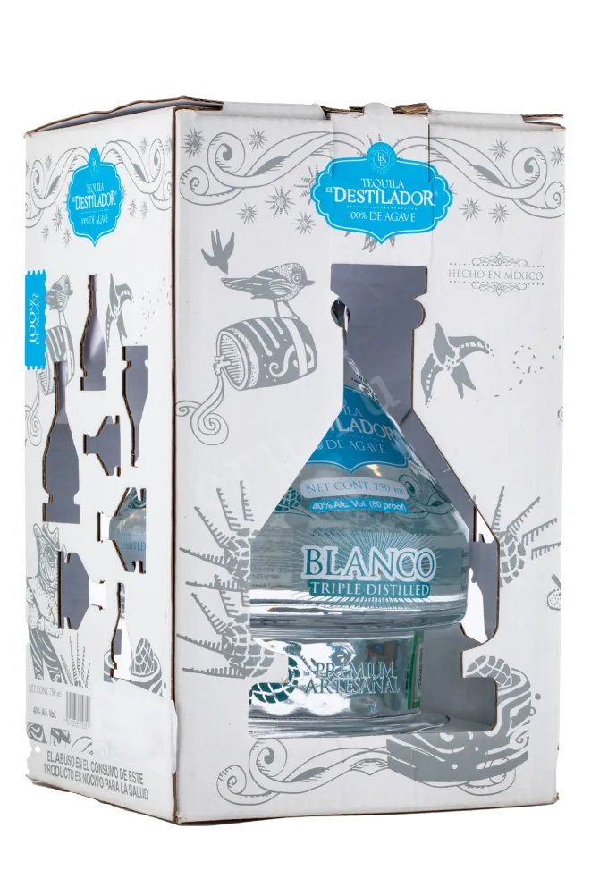 Текила El Destilador Blanco Premium Artesanal  0.75 л