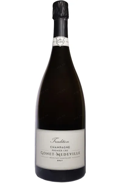 Шампанское Gonet-Medeville Tradition Premier Cru Brut 2021 1.5 л