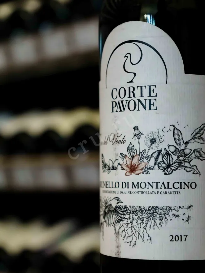 В магазине Крю Профи Corte Pavone Brunello di Montalcino Fiore del Vento 2017 0.75 л