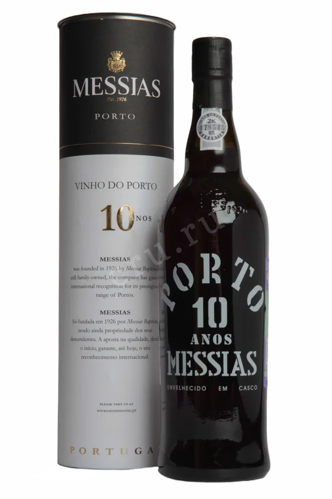 Портвейн Messias 10 years in tube 2014 0.75 л