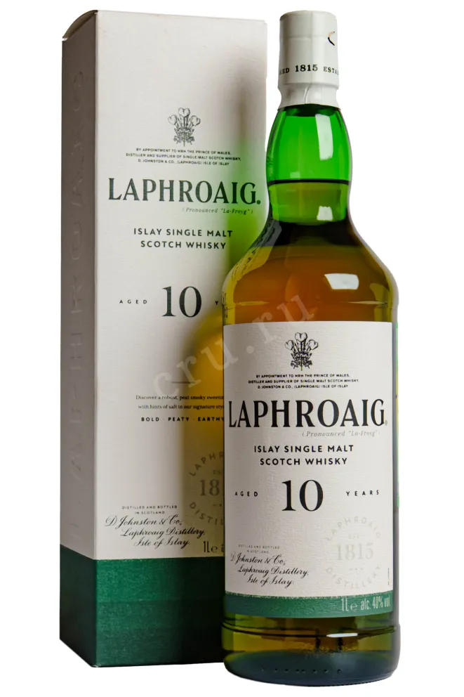 Виски Laphroaig 10 Years Old in gift box  1 л