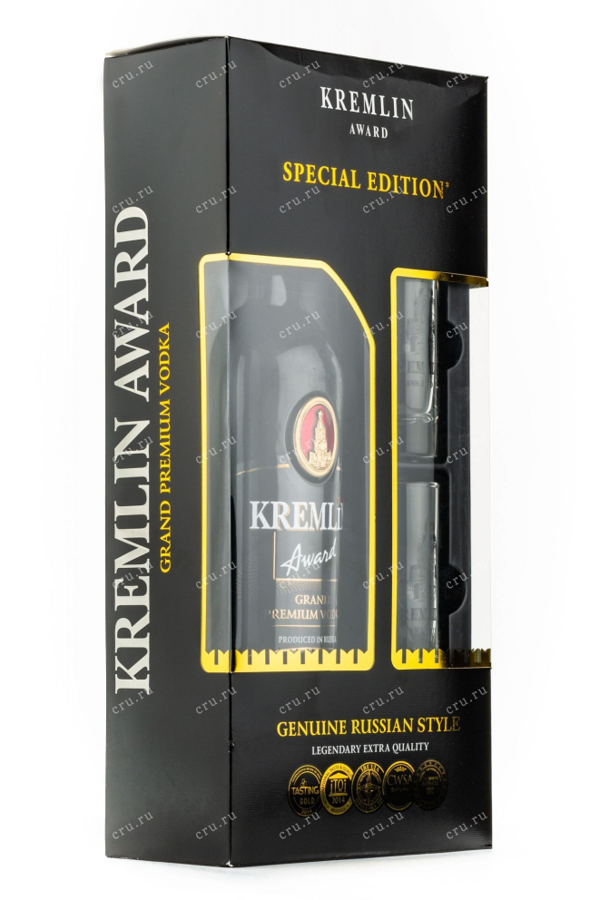 Бутылка водки Kremlin Award Special Edition 0.7 в упаковке