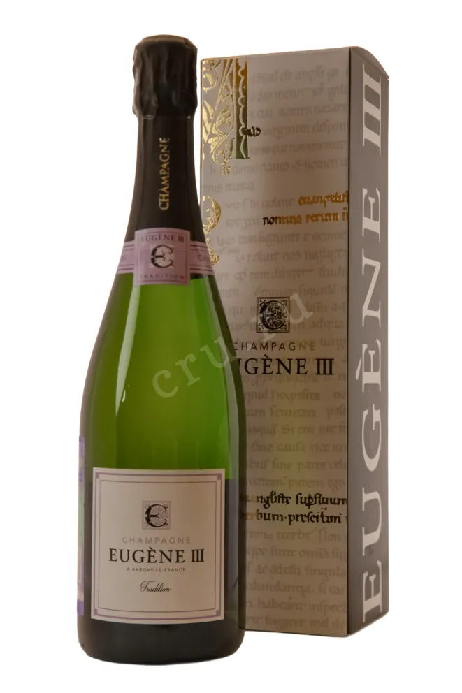 Шампанское Eugene III Tradition gift box 2021 0.75 л