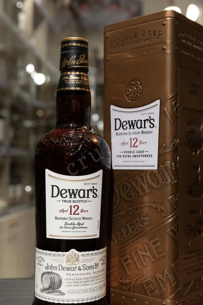 Подарочная коробка Dewar's 12 years old