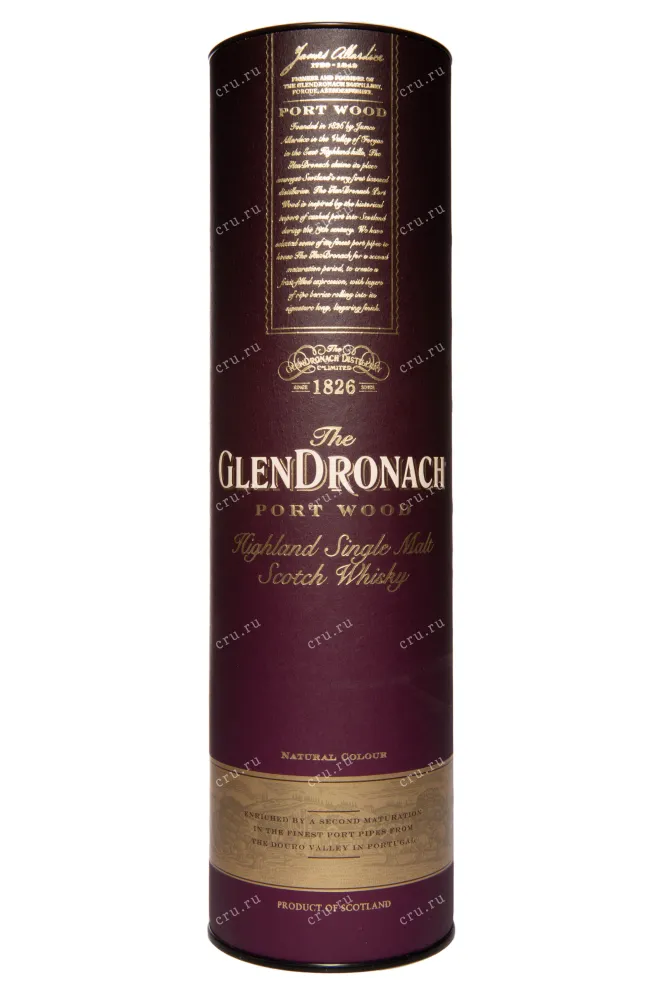 Туба Glendronach Port Wood in tube 0.7 л