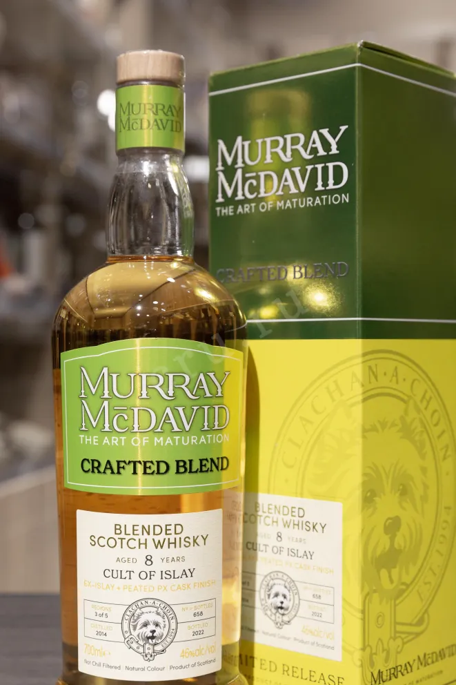 В магазине Крю Профи Murray McDavid Crafted Blend Cult of Islay 8 Years Old gift box 0.7 л