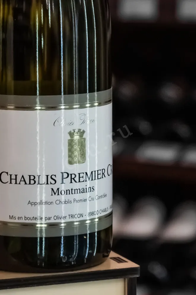 В магазине Крю Профи Olivier Tricon Chablis Premier Cru Montmains 2022 0.75 л