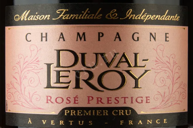 Этикетка Duval-Leroy Brut Rose 0.75 л