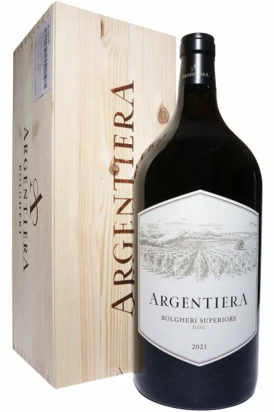 Вино Argentiera Bolgheri Superiore DOC in gift box 2021 3 л
