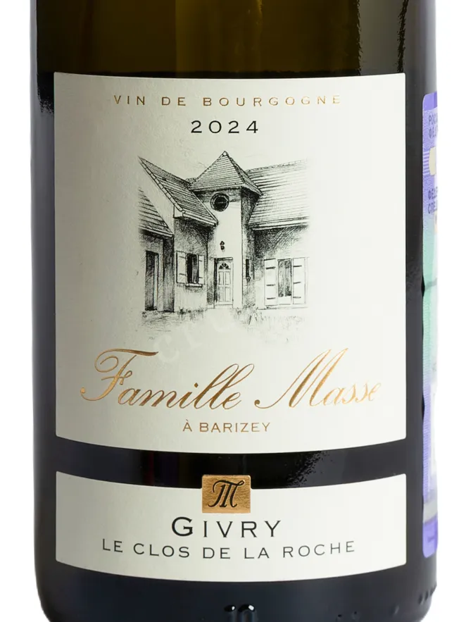 Этикетка Famille Masse Givry Le Clos de La Roche 2024 0.75 л