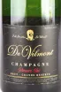 Этикетка De Vilmont Brut Grande Reserve Premier Cru gift box 2018 0.75 л