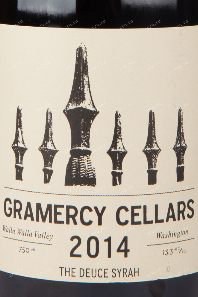 Вино Gramercy Cellars The Deuce Syrah 2014 0.75 л
