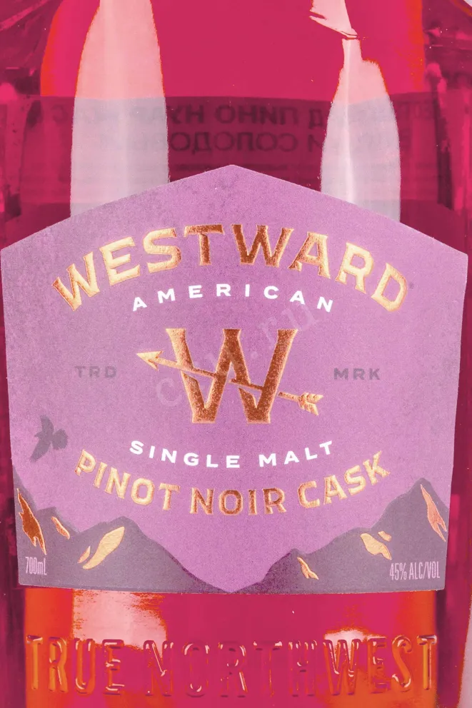 Этикетка Westward Pinot Noir Cask 0.7 л