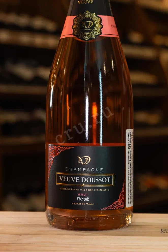 В магазине Крю Профи Champagne Veuve Doussot Tendresse Rose Brut 0.75 л