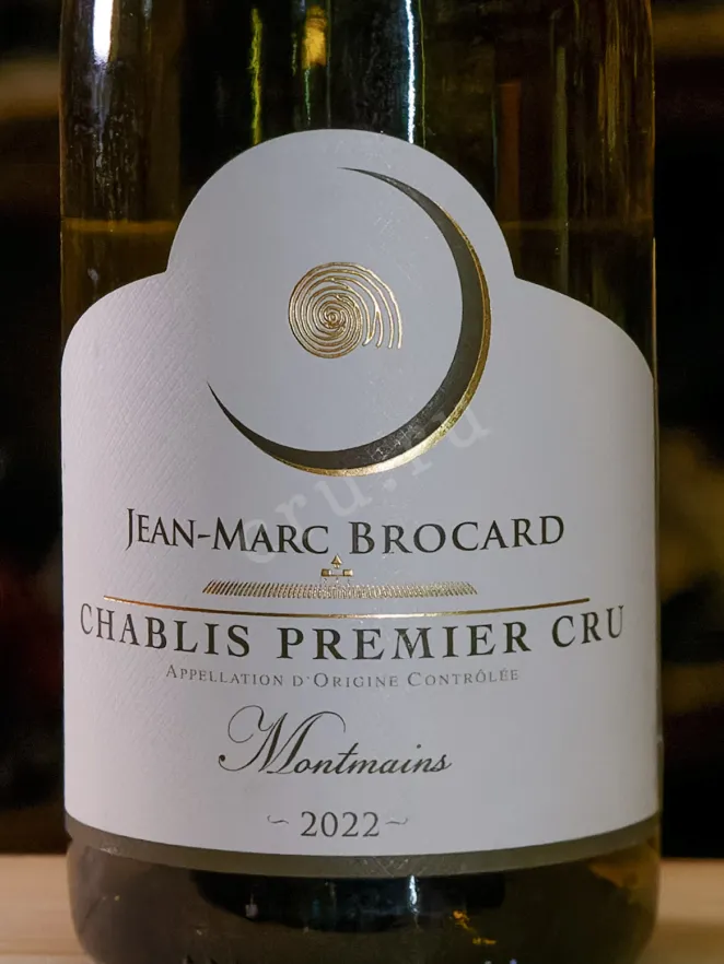 В магазине Крю Профи Jean-Marc Brocard Chablis Premier Cru AOC Montmains 2022 0.75 л