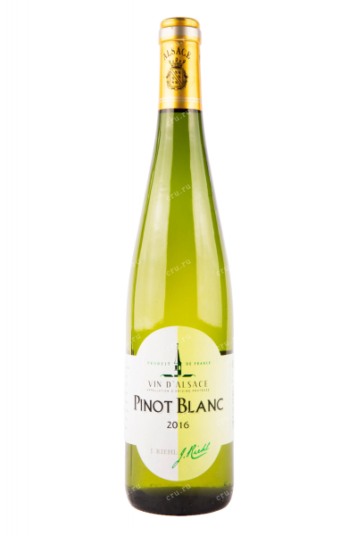 Вино Julien Riehl Pinot Blanc Alsace AOP 2016 0.75 л