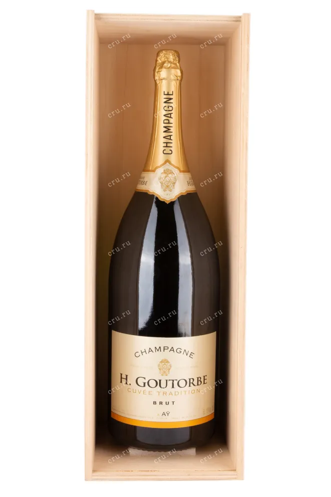 Подарочная коробка игристого вина H. Goutorbe Cuvee Tradition 0.75 л