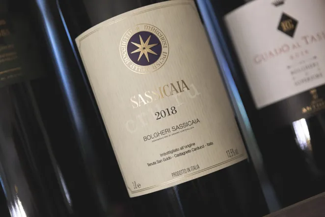 В магазине Крю Профи Sassicaia 2018 3 л