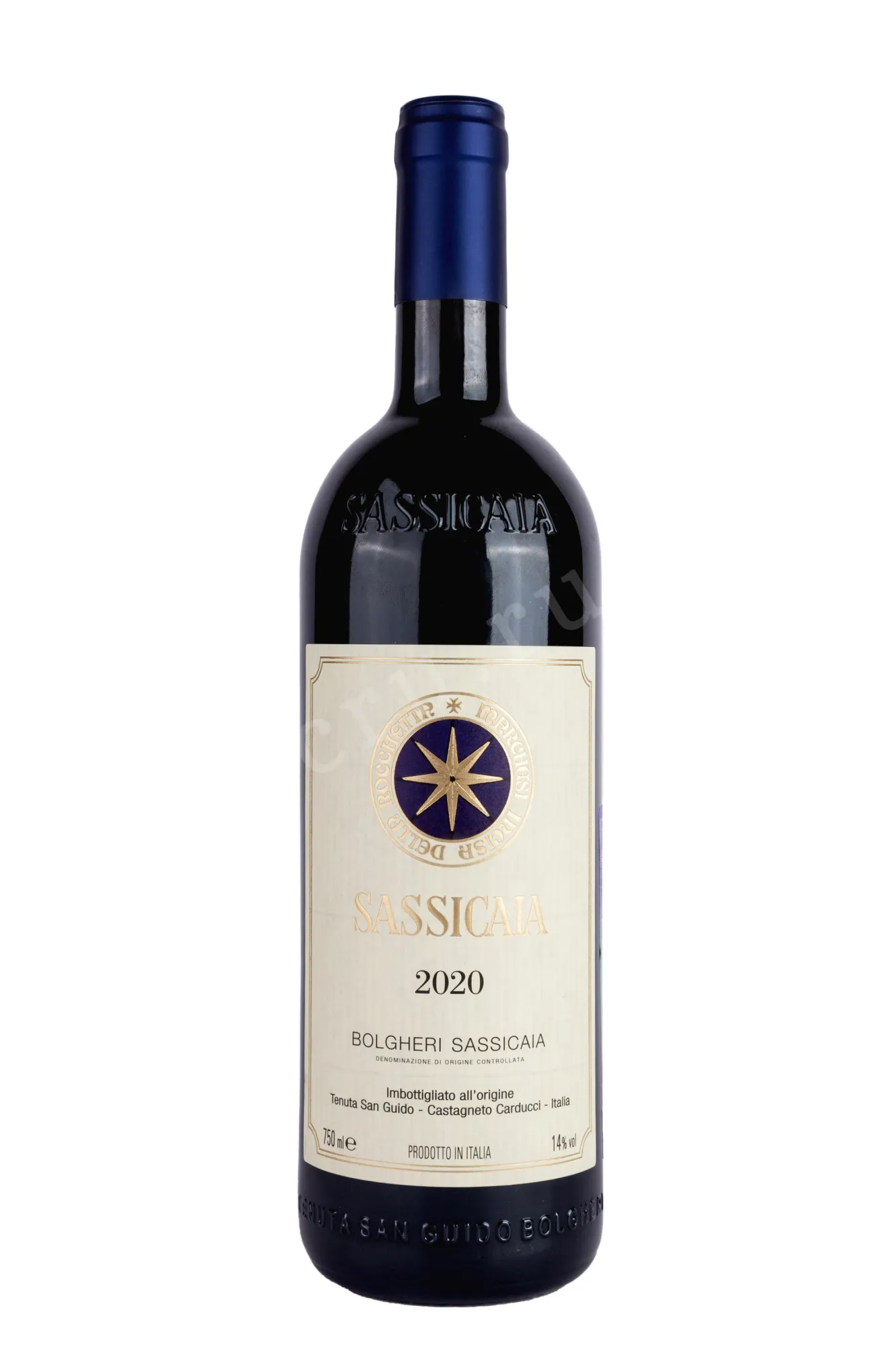 Фото — Вино Sassicaia Bolgheri 2020 0.75 л