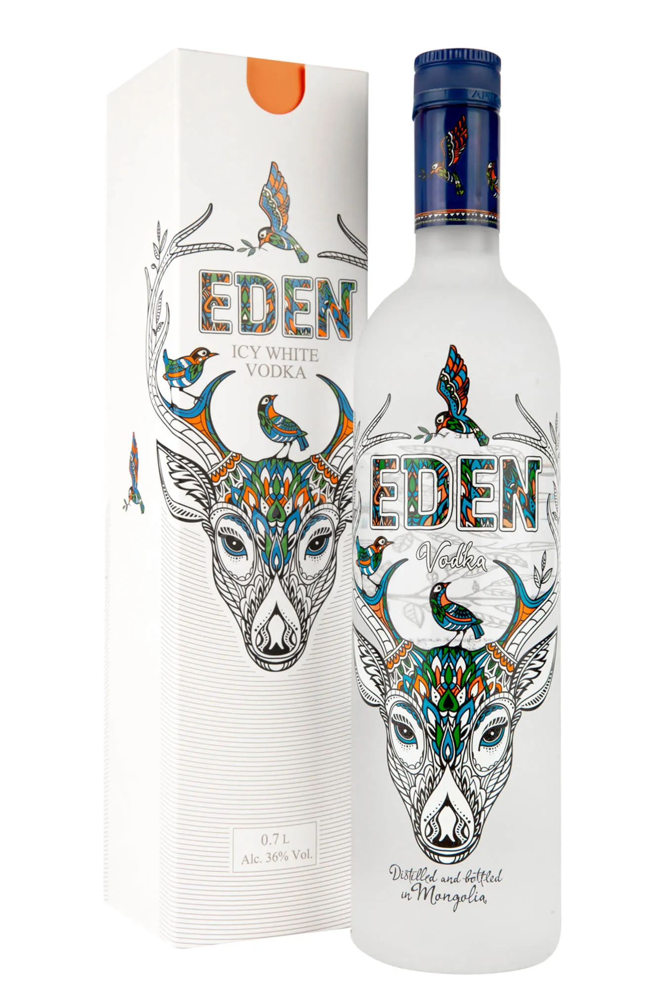 Фото — Водка Эден в подарочной упаковке  0.7 л