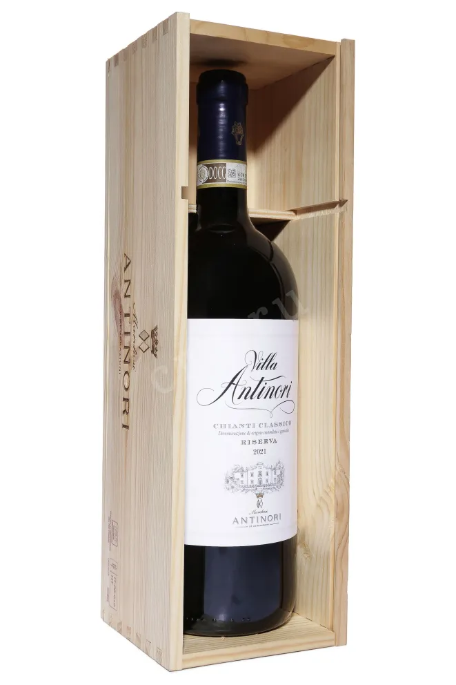 В деревянной коробке Villa Antinori Chianti Classico DOCG Riserva wood box 2021 1.5 л