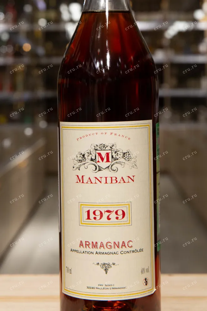 Этикетка Maniban 1979 0.7 л