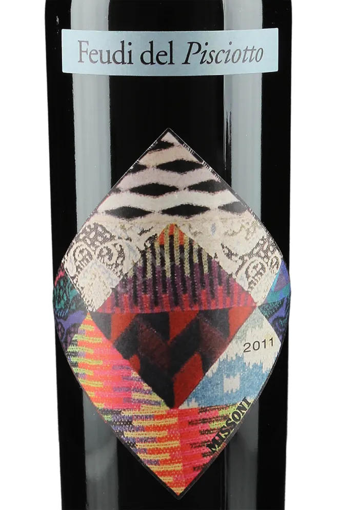 Этикетка Feudi del Pisciotto Missoni Cabernet Sauvignon 2011 0.75 л