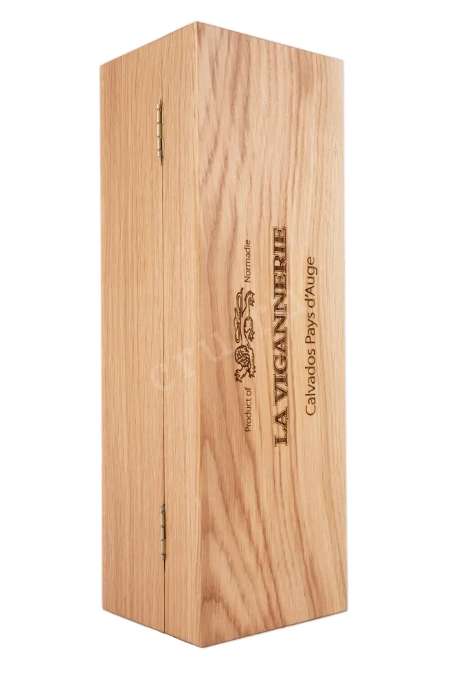 Деревянная коробка кальвадоса Ла Виганери 1980 0.7