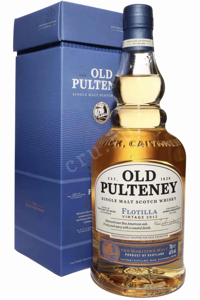 Виски Old Pulteney Flotilla Vintage in gift box  0.7 л