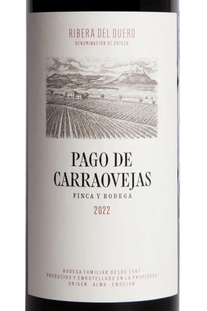 Этикетка Pago De Carraovejas Ribera del Duero 2022 0.75 л