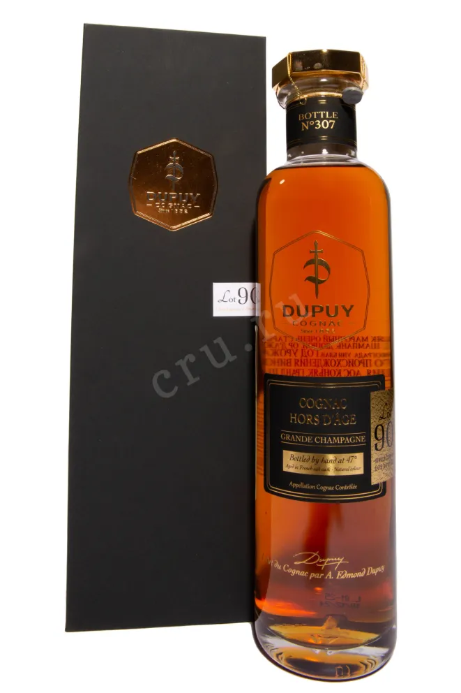 Коньяк Dupuy Lot 90 Hors d'Age Grand Champagne AOC in gift box  0.7 л