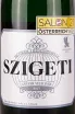 Этикетка Szigeti Gruner Veltliner Sekt Brut Klassik Burgeland 2021 0.75 л