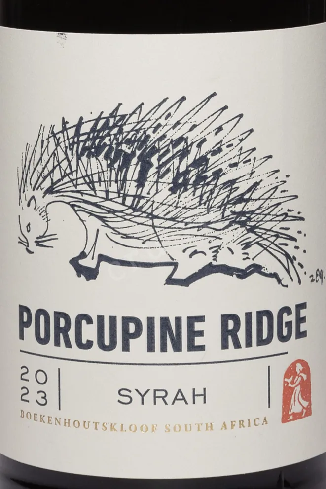 Этикетка Porcupine Ridge Syrah 2023 0.75 л
