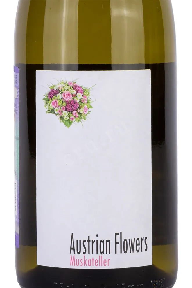 Этикетка Qualitatswein Austrian Flowers 2022 0.75 л