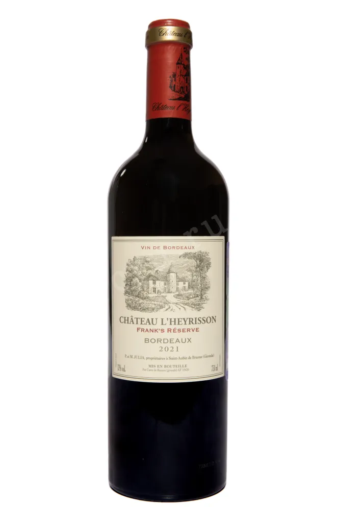 Вино Chateau L'Heyrisson Frank Reserve 2021 0.75 л